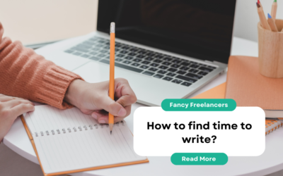 How to find time to write?