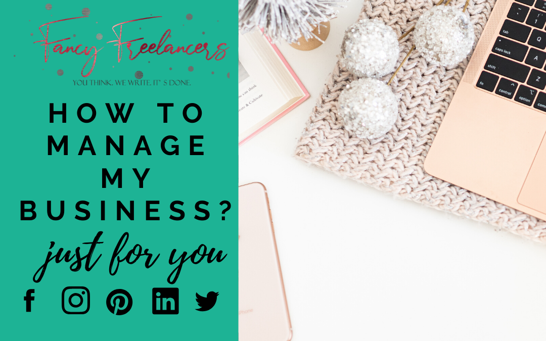 how to manage my business